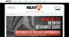 Desktop Screenshot of nolaforlife.org